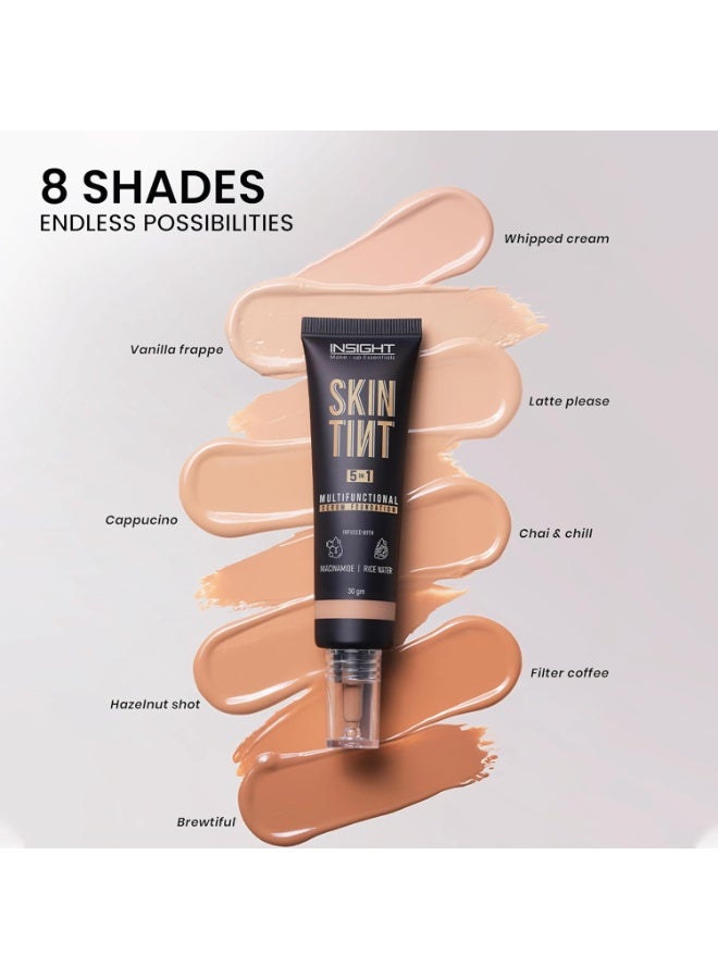 إنسايت كريم أساس سيروم إنسايت سكين تينت 5 في 1 (30 غرام) | خفيف الوزن، مرطب ومشرق مع النياسيناميد وماء الأرز | برايمر، مرطب، وواقي شمس في منتج واحد | مناسب لجميع أنواع البشرة - اللون: بروتيفول - Image 3